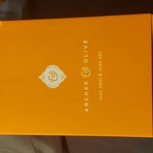 Archer and olive wax seal & wax stamp set